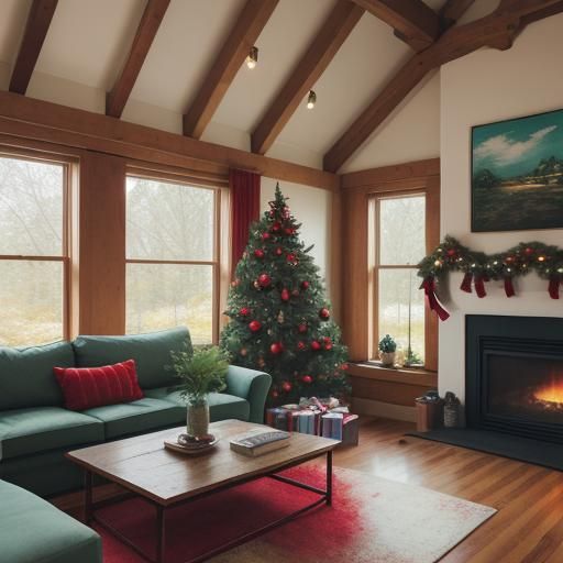 Cozy Christmas Cohousing Community Gathering
