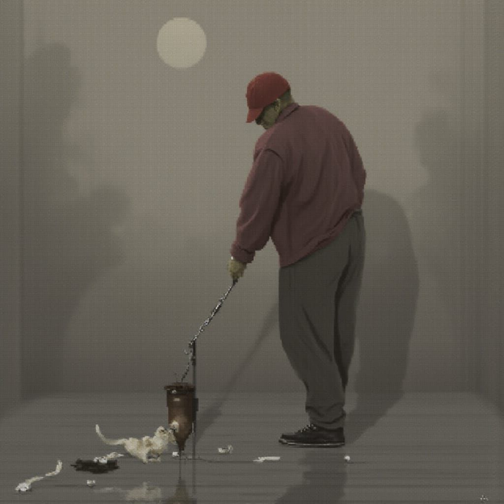 Anime Lab Technician Drawing Blood Sample