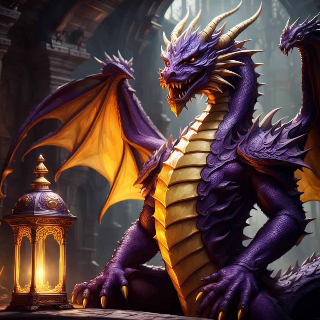 Dragon's Offer: Dark Fantasy Concept Art