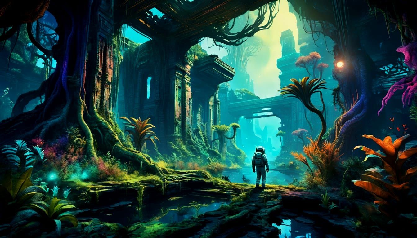 Textured Alluring Luminous Abstract Art