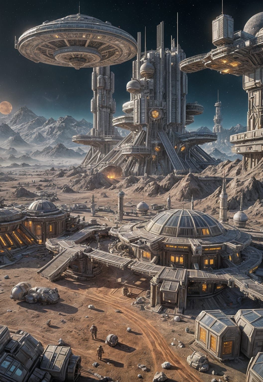 Lunaris Colony located in Mare Imbrium