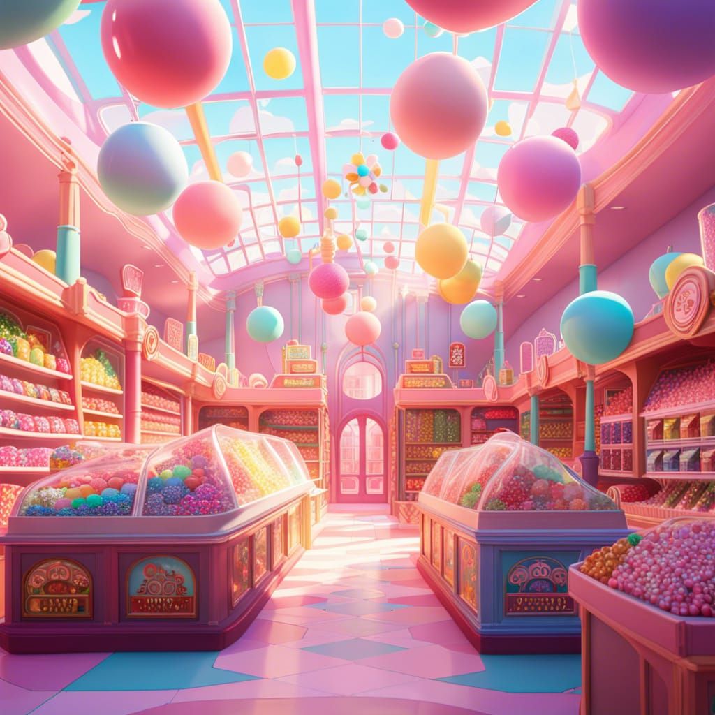 Candy Store as Liminal Space in Pixar Concept Art