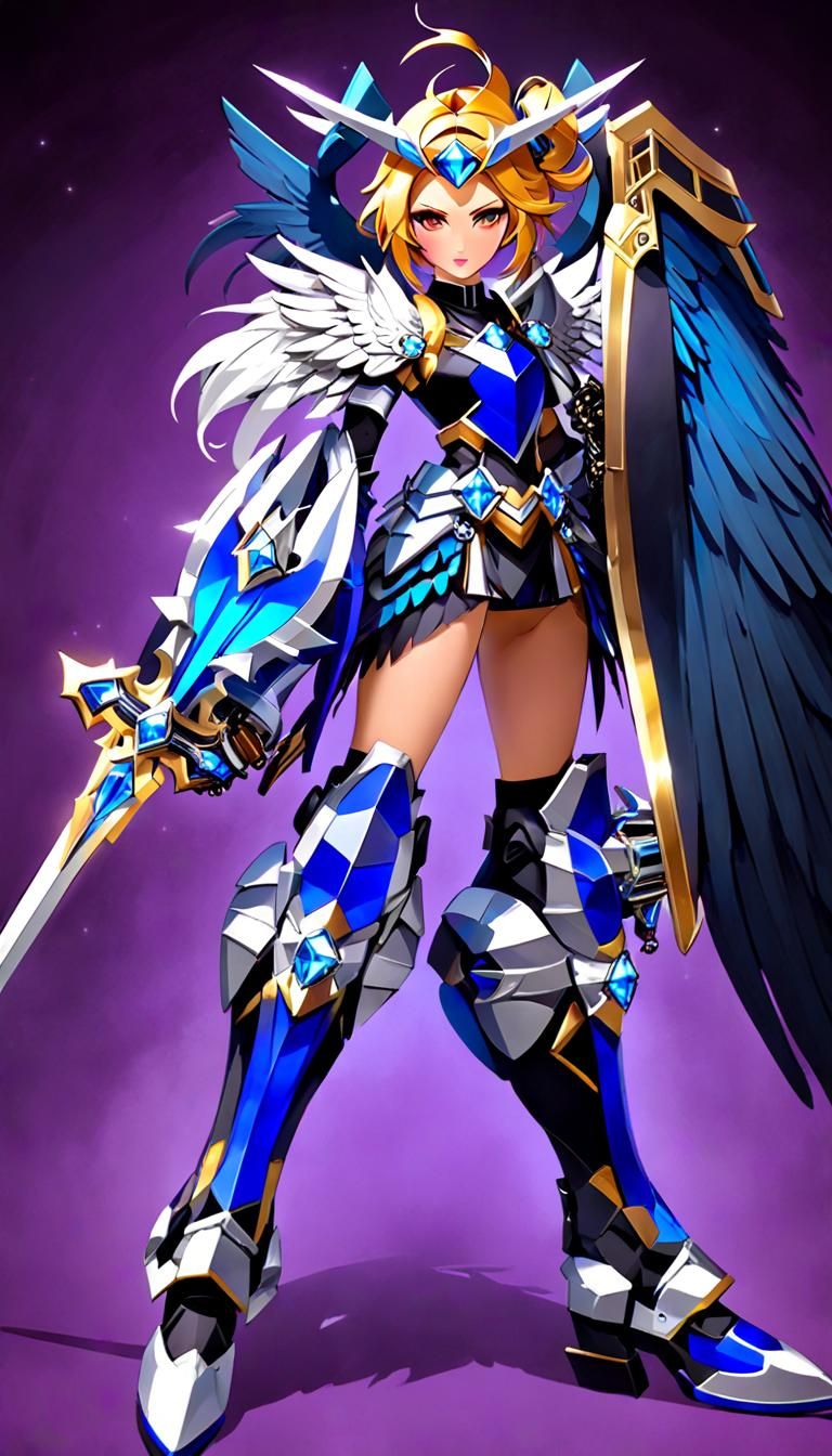 Nephalem: Angel and Demon in Anime Style
