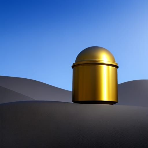 Israeli Flag in 3D Digital Art Style