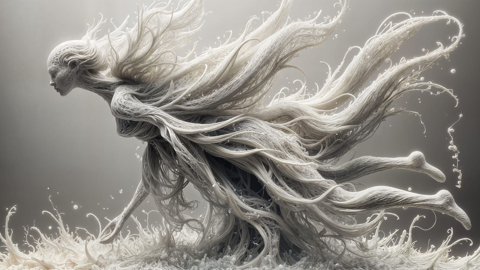 Surrealist Sculpture in Modern Art Style