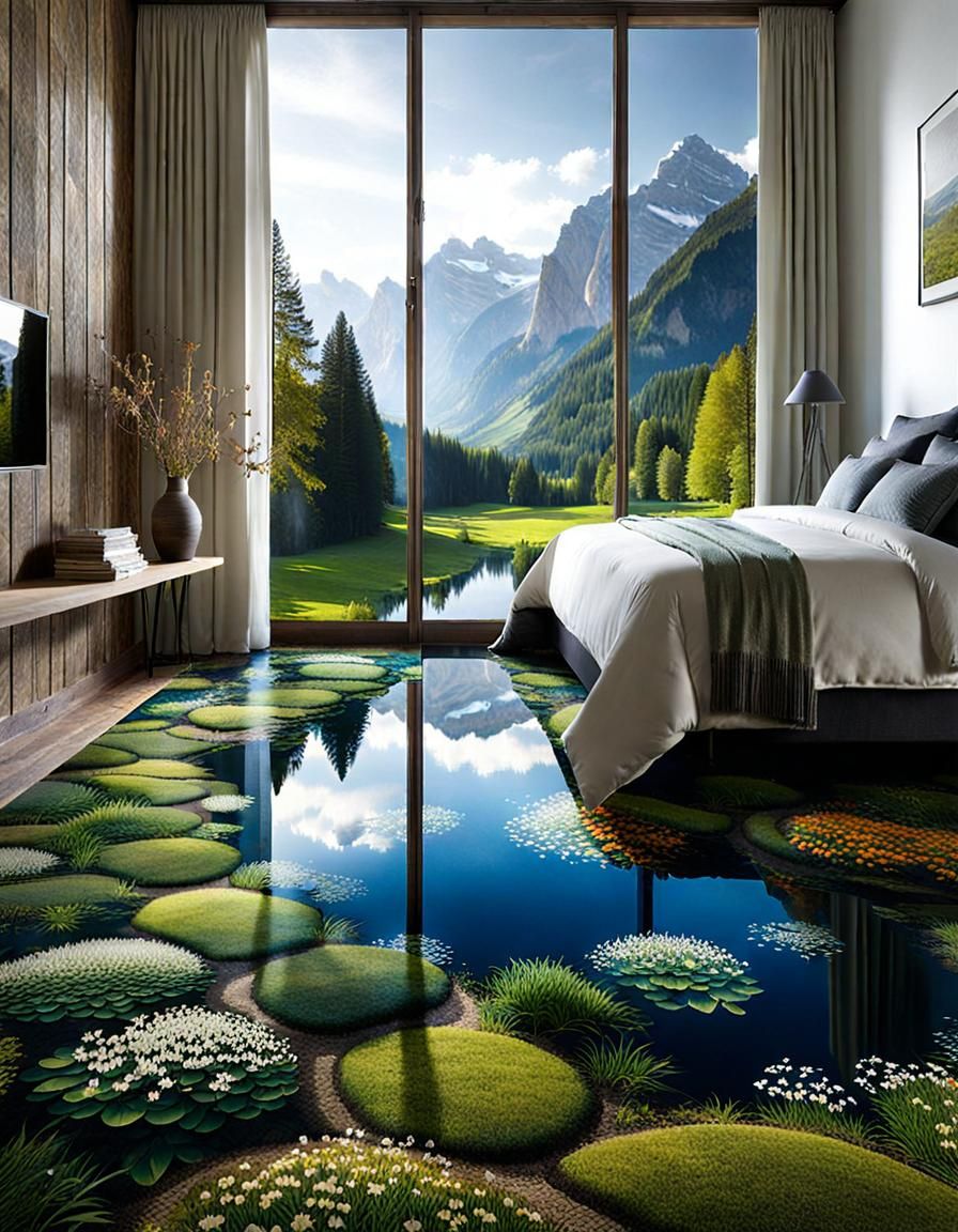 Living Landscape Floor Pattern Design