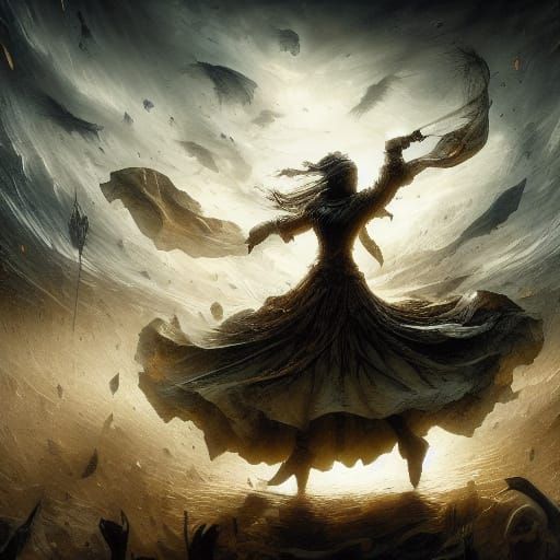 Epic Knight Leads Charge in Dramatic Fantasy Realism Paintin...