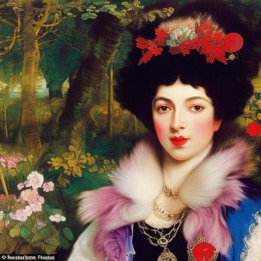 Vampire with Hedgehog and Mouse, Vrubel and Gainsborough Sty...