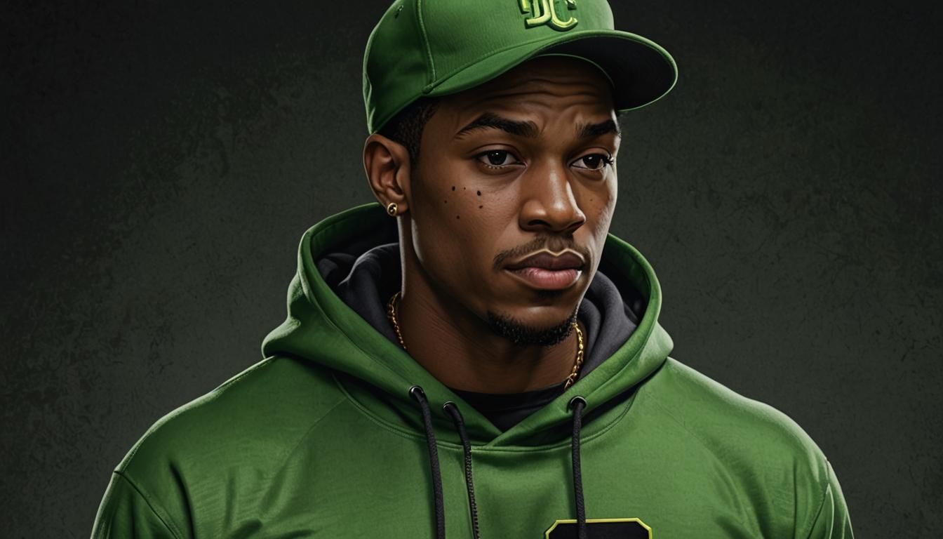 The Riddler as Hip-Hop Concept Art