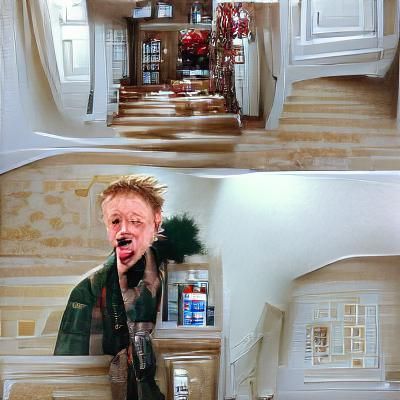 Solitary House: An AI Interpretation of 'Home Alone'