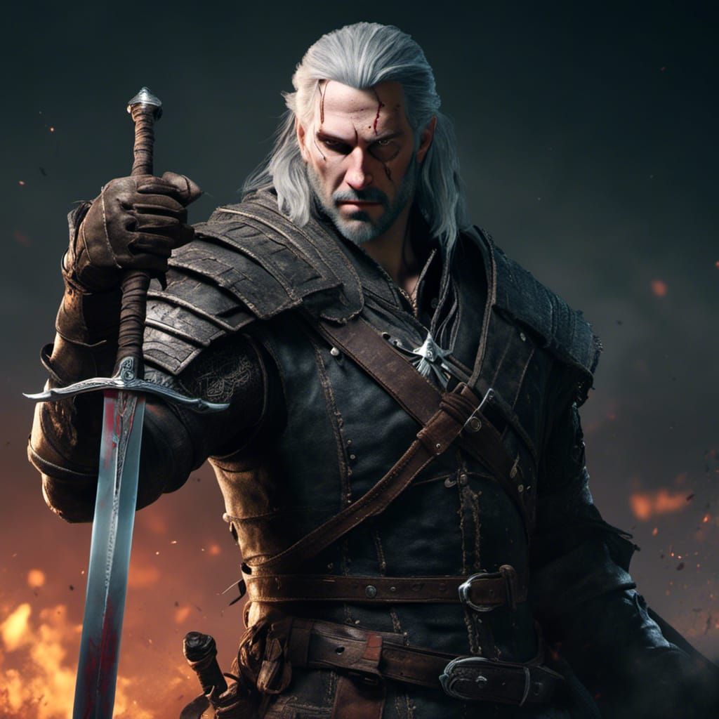 Witcher Inspired Portrait of Clive Standen