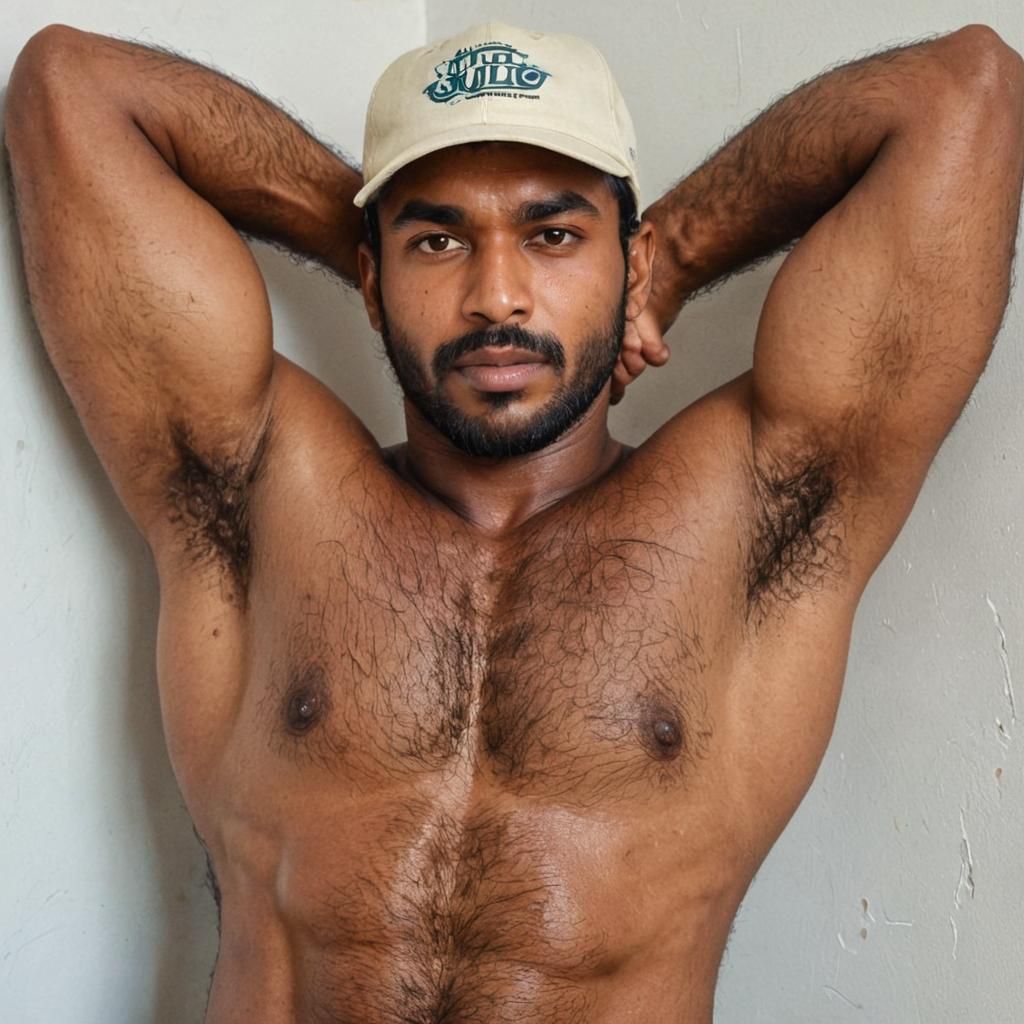 Sri Lankan Hunk Showcases Muscular Physique