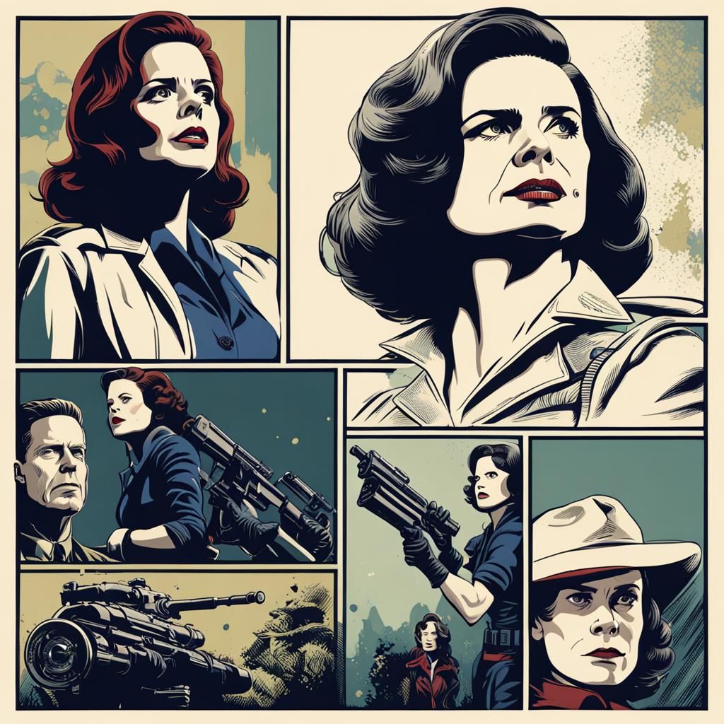 Hayley Atwell and Sigourney Weaver Portrait