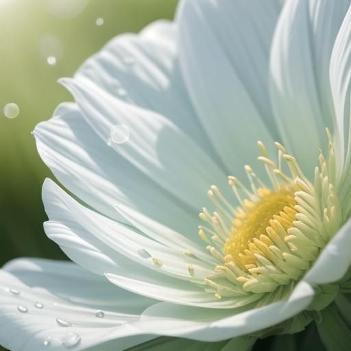 Macro Photo of Dandelion in Sunny Meadow