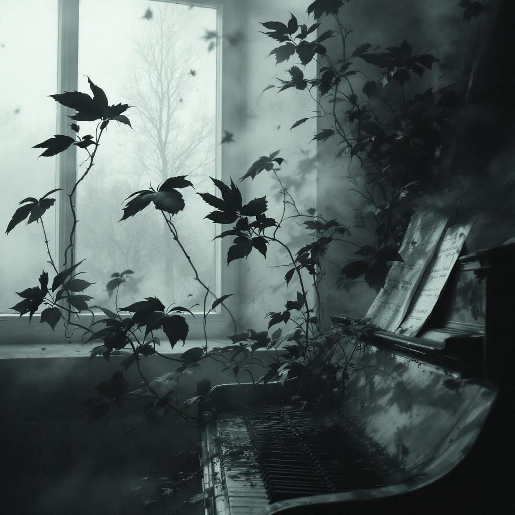 Surreal Landscape Unfolds from a Dreamy Window