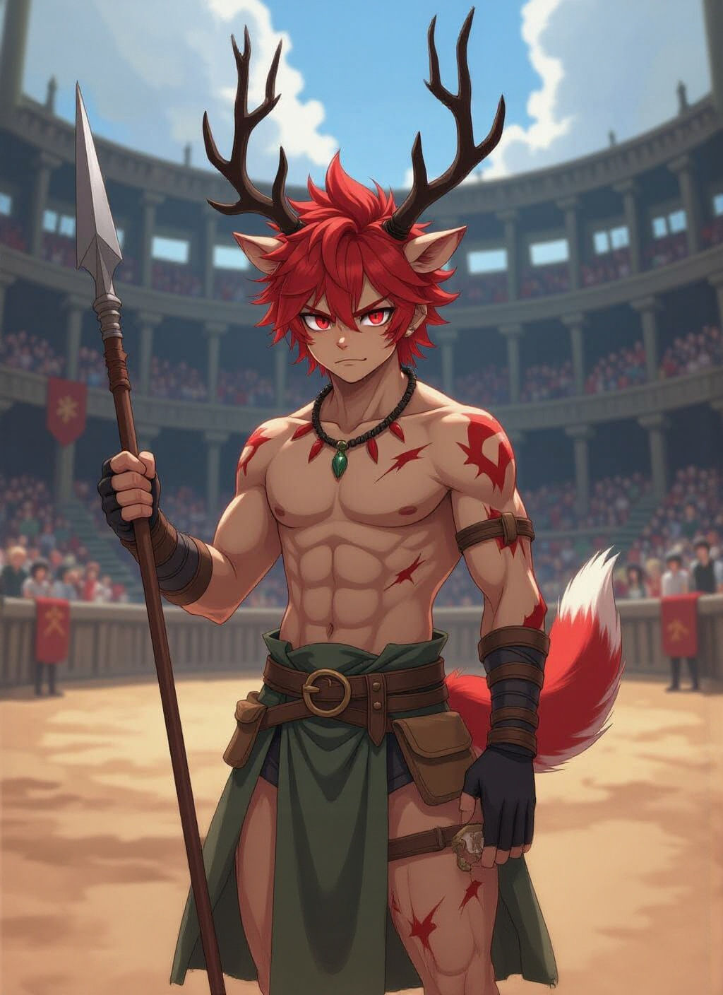 Miserable Beastkin Gladiator's First Colosseum Fight: Anime ...