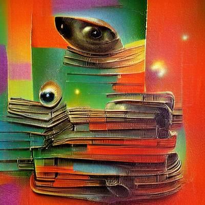 Retro Sci-Fi Book Cover Art