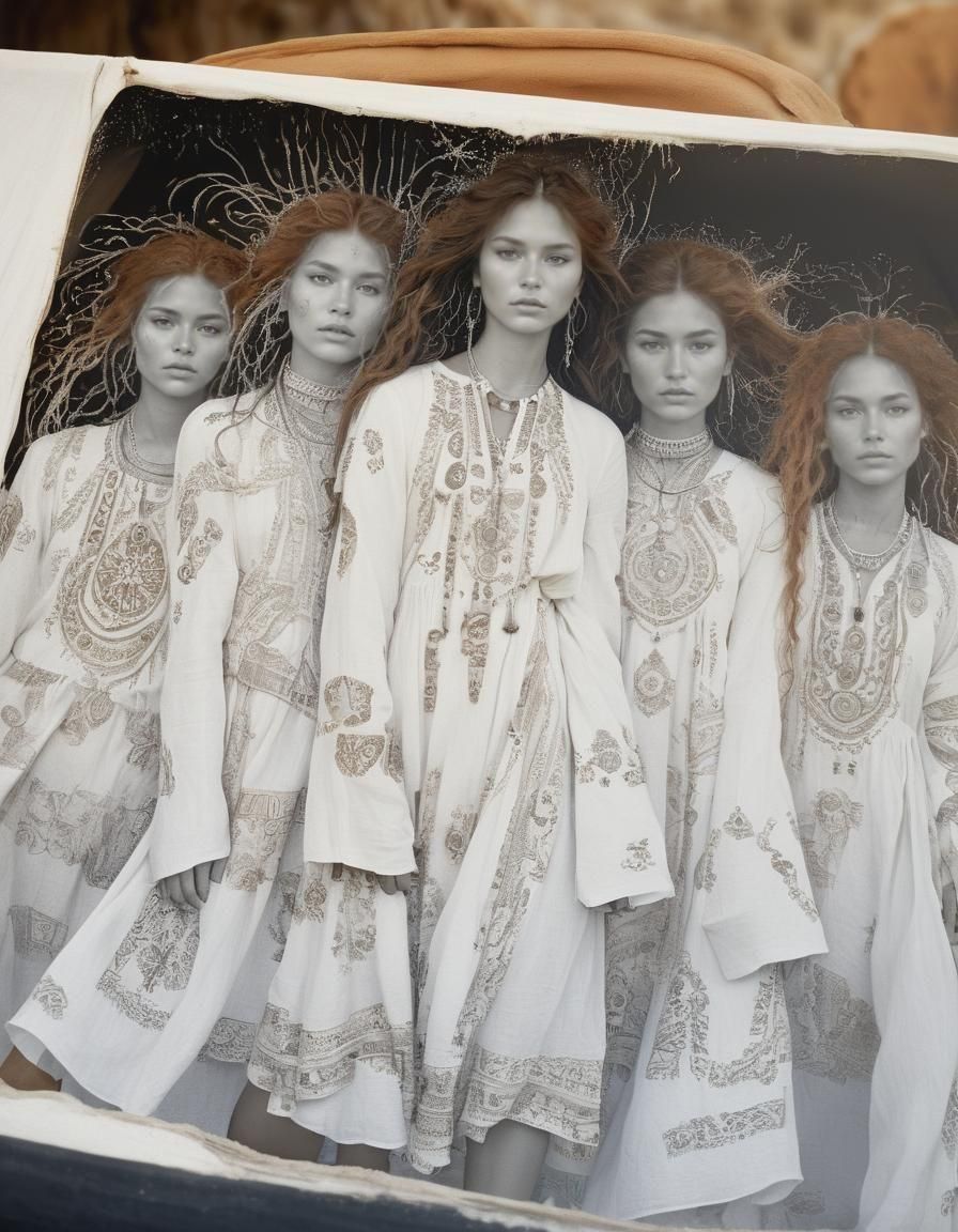 realism, beautiful 25 year old indigenous women, wild flowin...