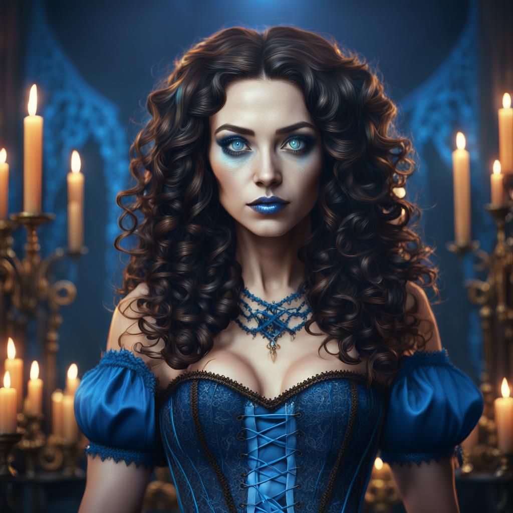 Young Witch Casting Spells in New Orleans