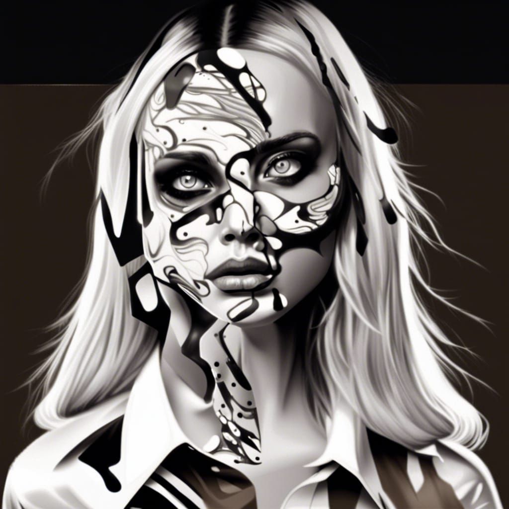 High-Definition Male Horror Portraits in Sepia Tones