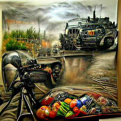 AI Interpretation of War: Abstract Visualization