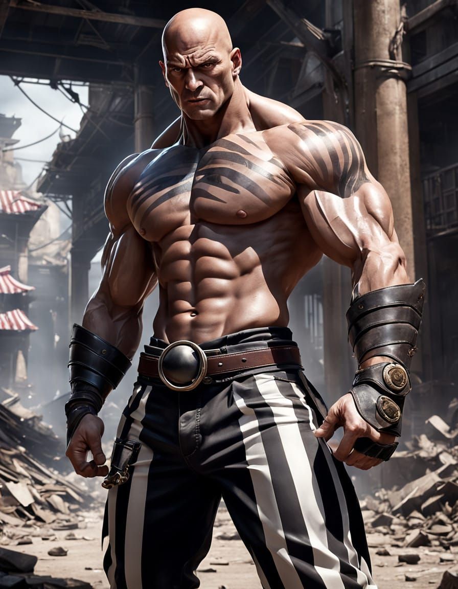 Chiseled Marvel Character Absorbing Man in Epic Fantasy Styl...