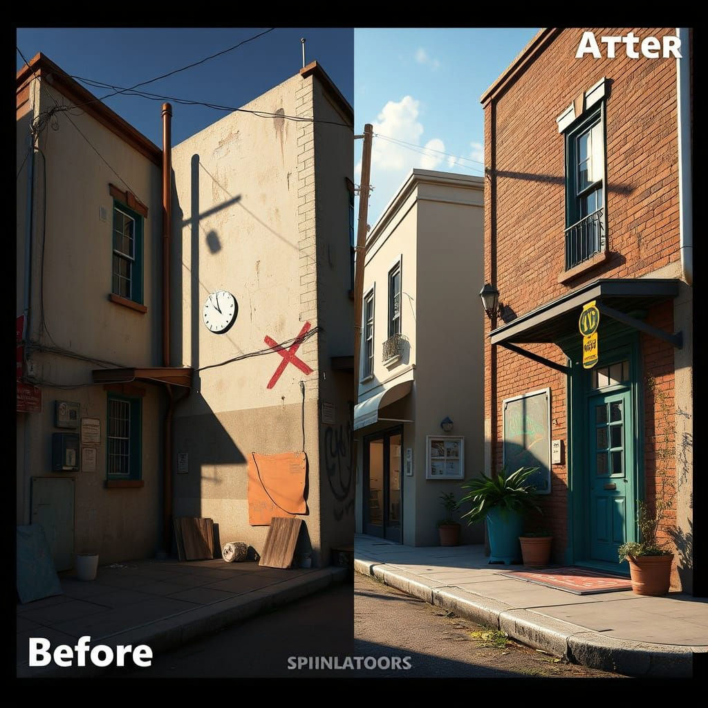 Corner Space Revamp: Before and After in 3D