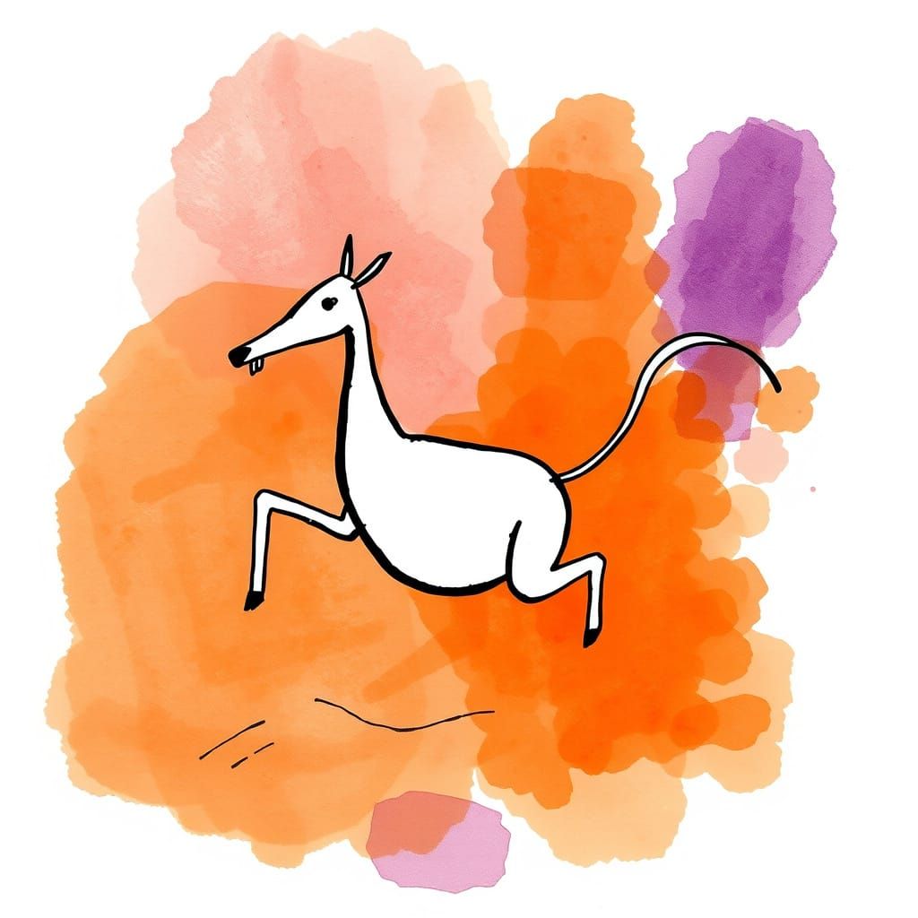 Create a minimalistic line art