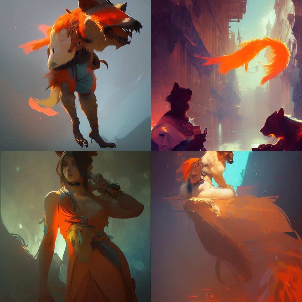 Hyperdetailed Furry Concept Art in 8K Resolution
