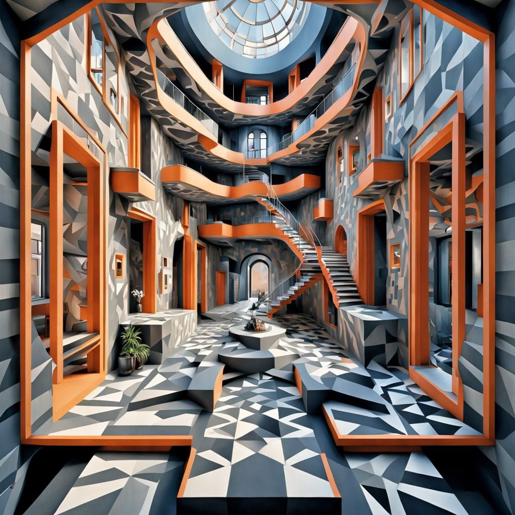 Escher corridor