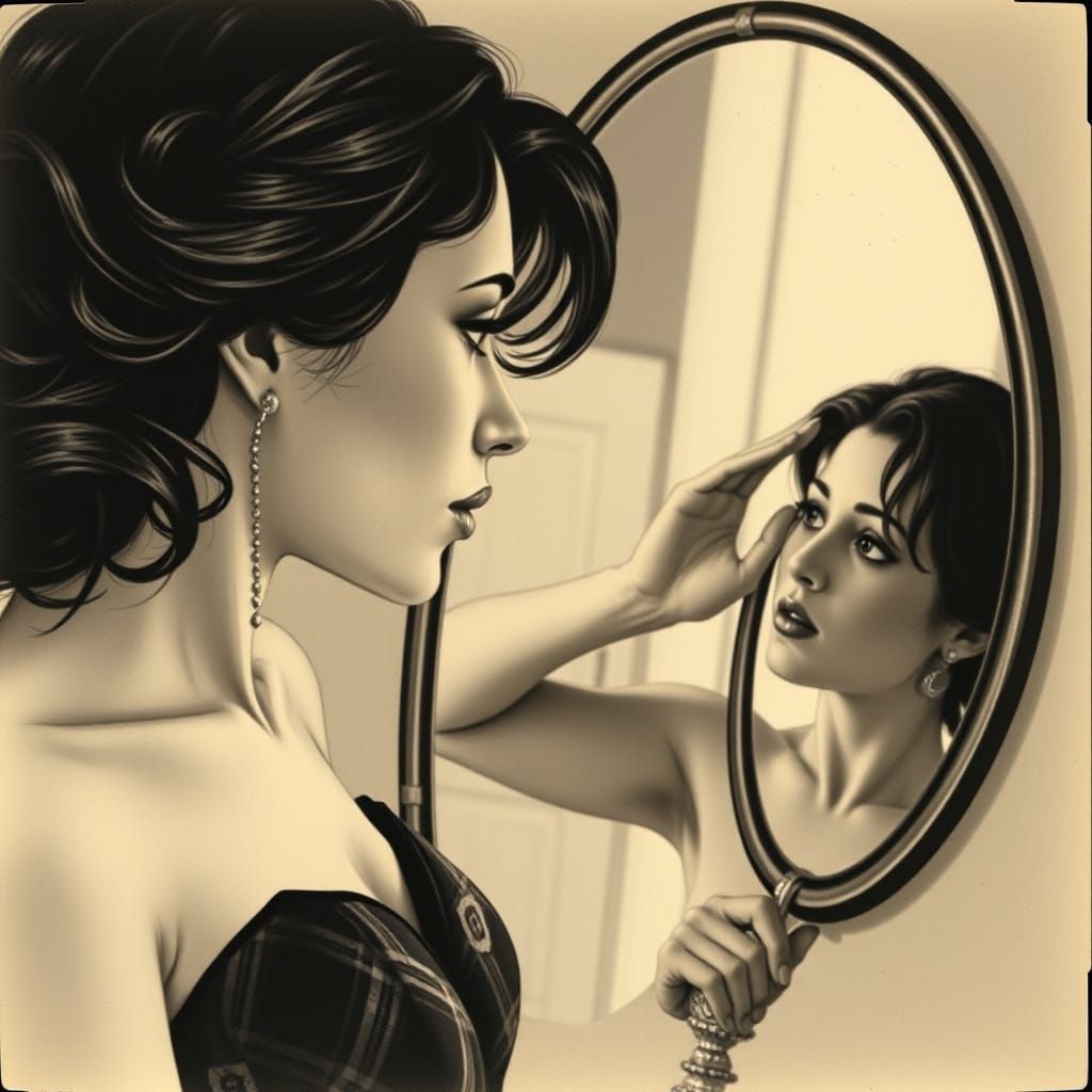 Dark Reflections in a Mirror