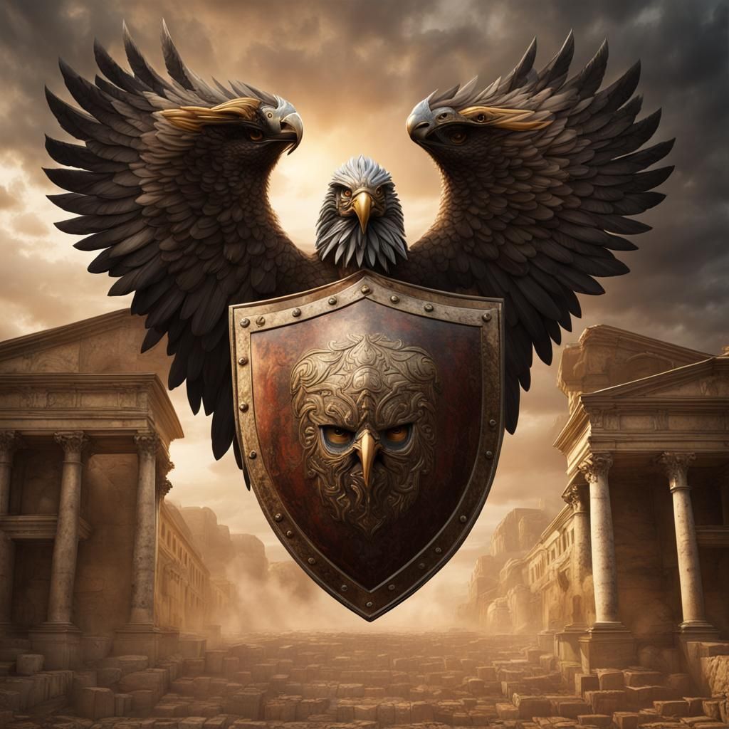 Roman Testudo Shield Wall Centurions Rome Wall Eagle Helmet ...