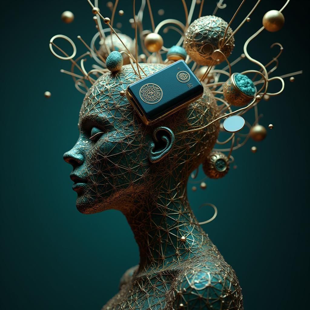 Tech Accessories Portrait in Artgerm Style