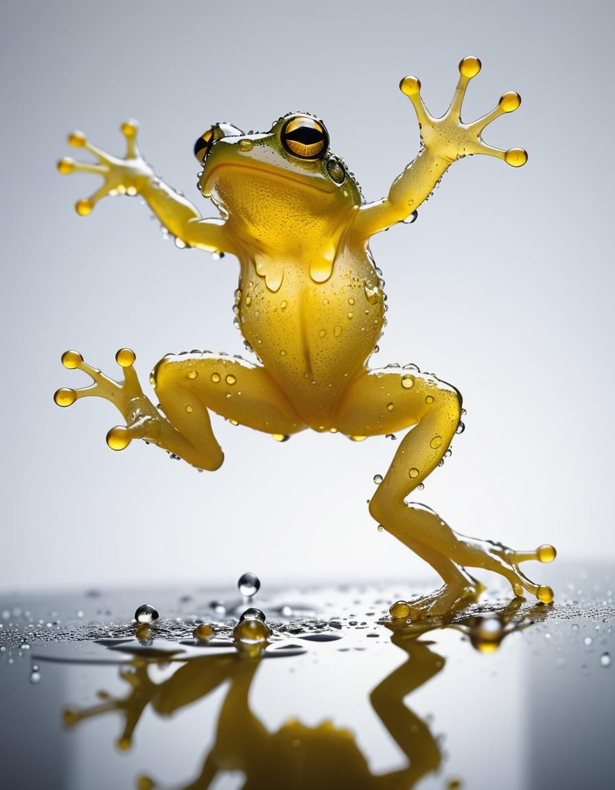 Dew Drop Frog: Miki Asai Inspired Macro Photography