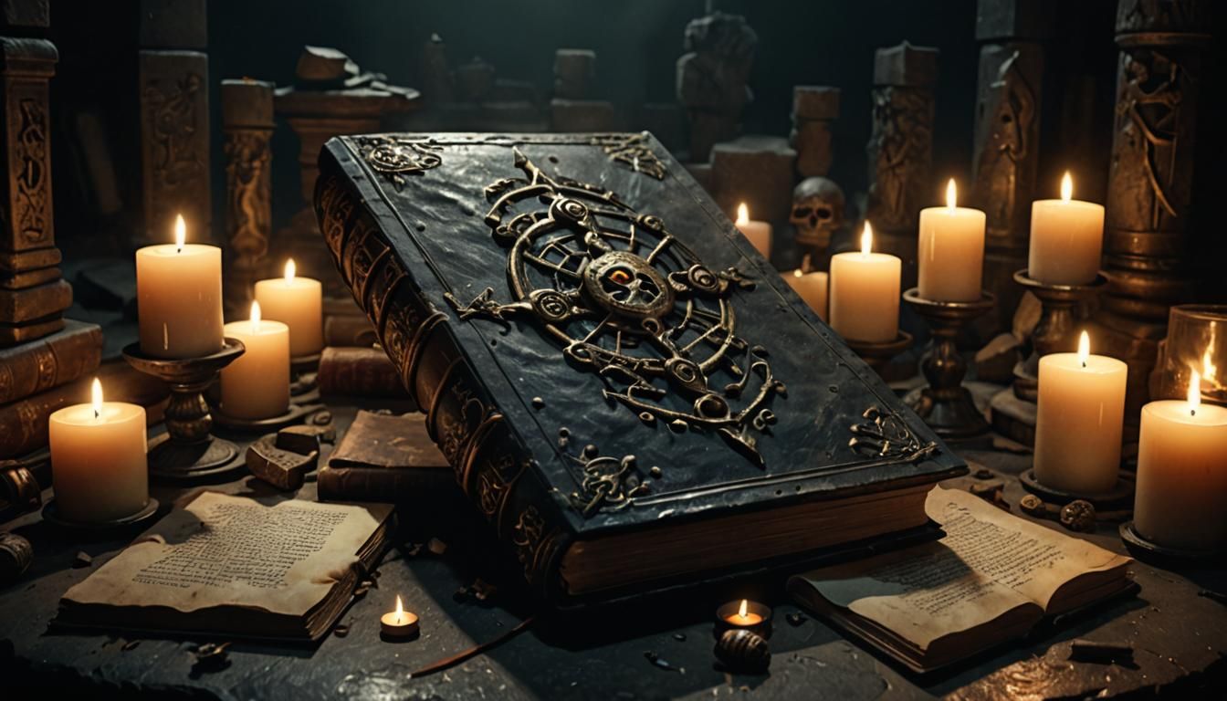 Necronomicon Ex-Mortis, also referred to as "Naturom Demonto" and "Book of The Dead", is an ancient tome of prophecies a...