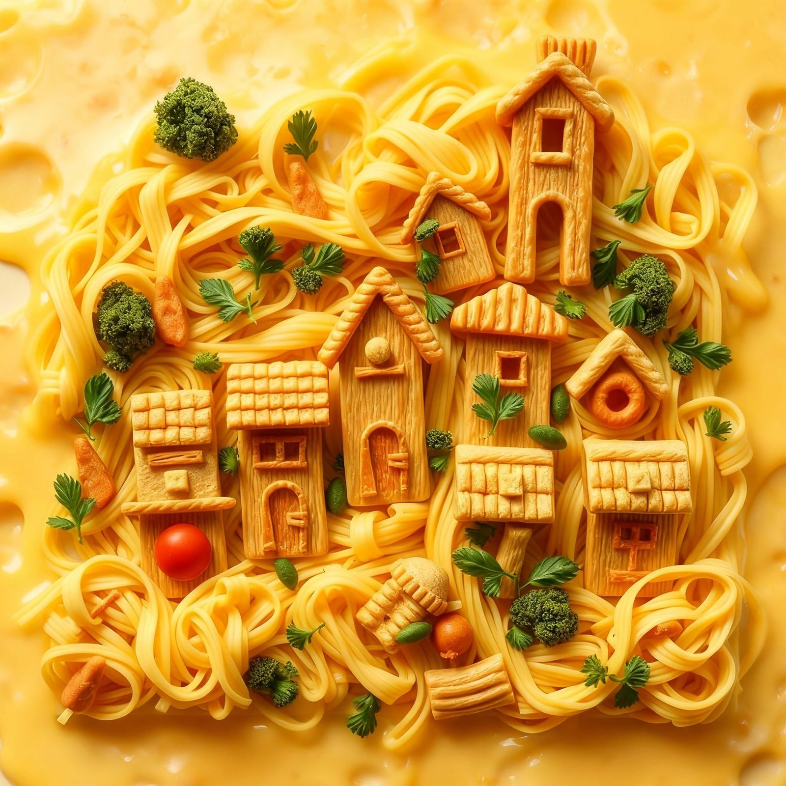 Village Made of Pasta
