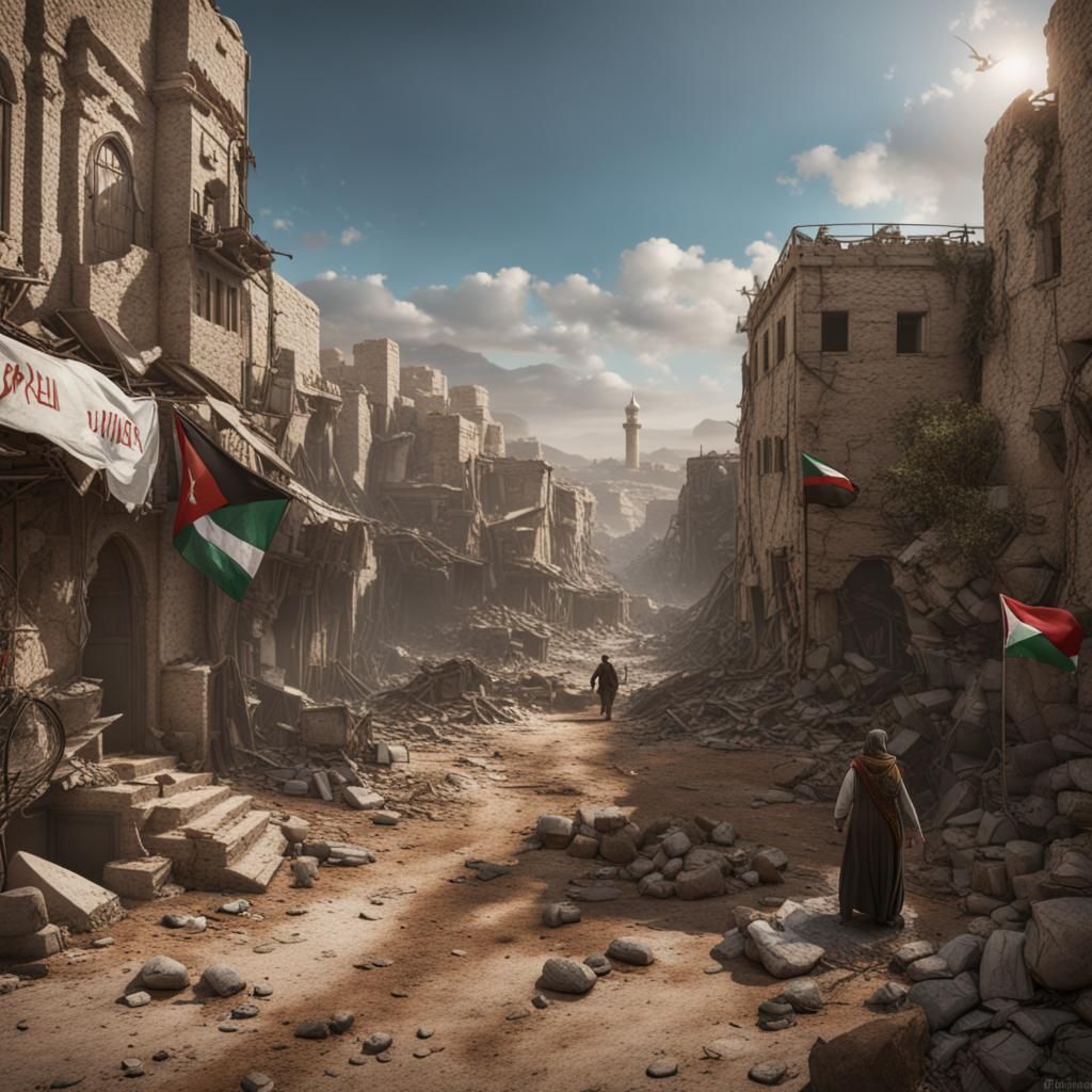 Detailed Matte Painting: Call for Peace