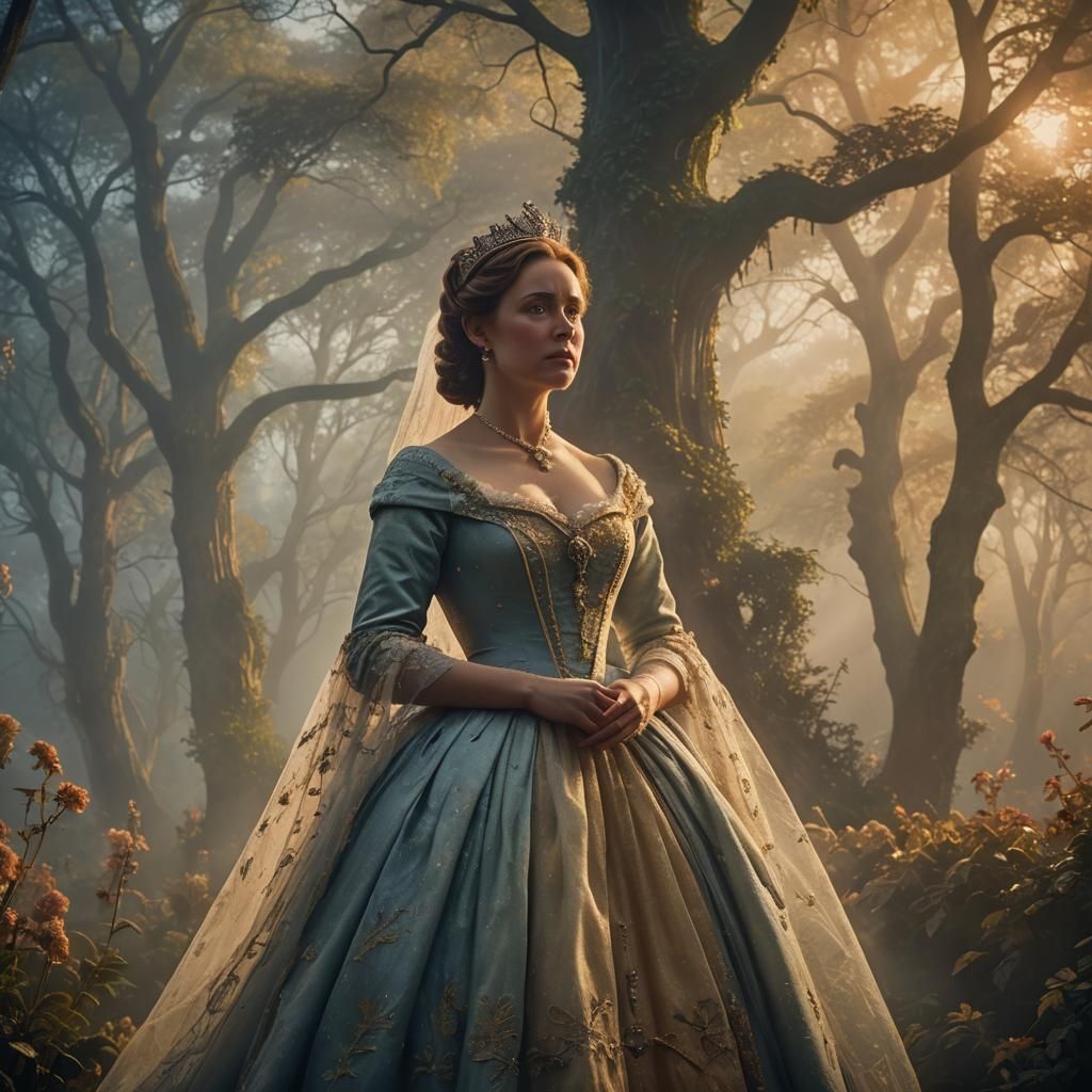 Queen Victoria in Ethereal Fantasy Mist