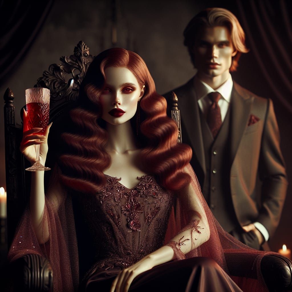 Vianna -  Toreador Antediluvian and her progeny Jerrilith a 6th gen Toreador