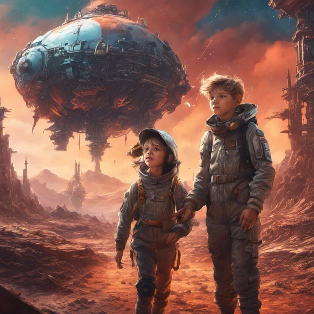 Children's Space Adventure: Rocket Building and Fuel Search