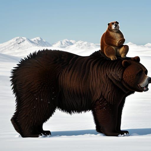 Giant Saint Bernard, Bear Sized Dog