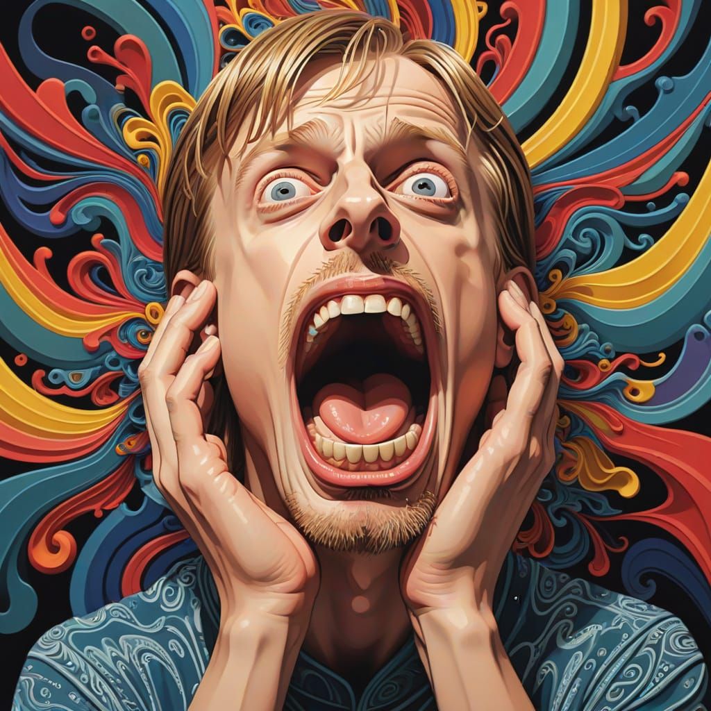 Abstract Vector Fractal of Kevin McCallister