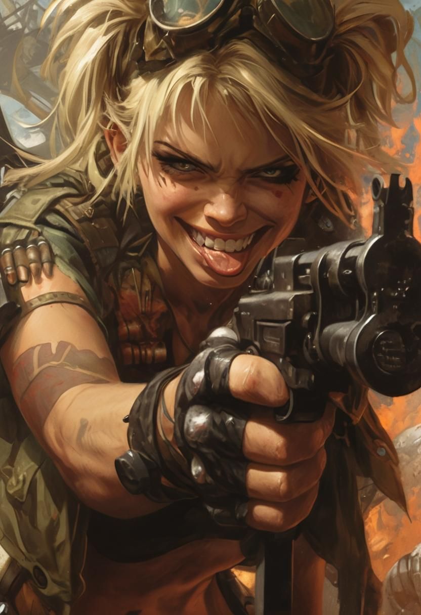 Tank Girl close up
