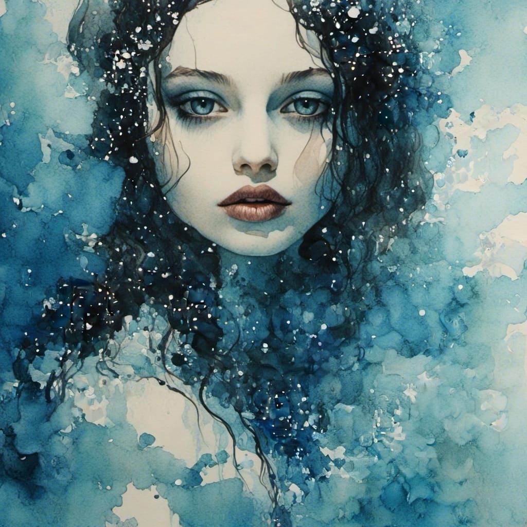 Watercolor Macro Photograph: Delicate Beauty Revealed