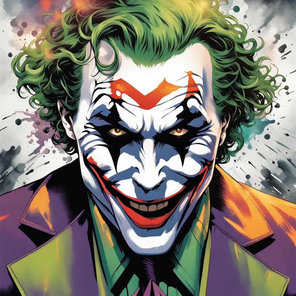 Joker Emerges from Gotham Explosion with Atomic Visage