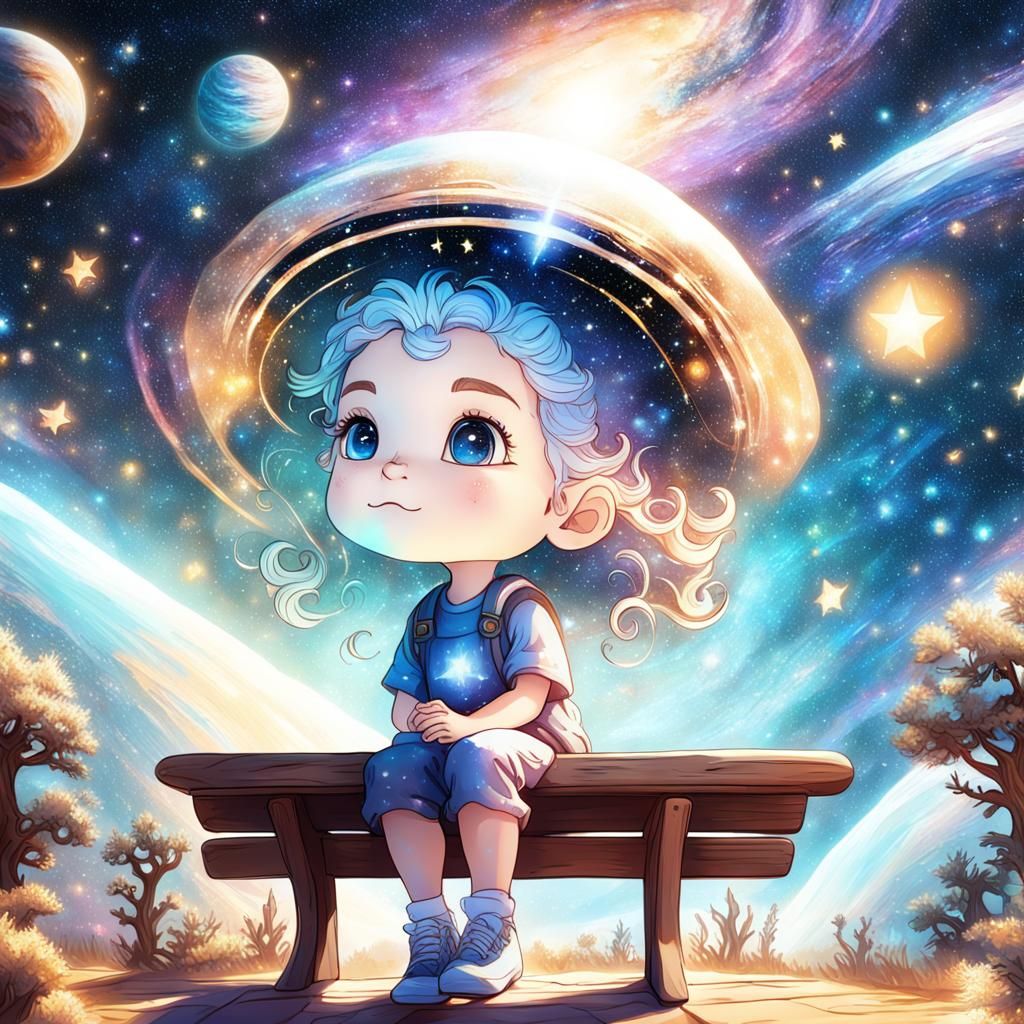 Child's Wonder in a Cosmic Nursery Class