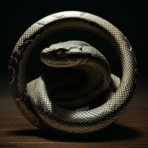 Dramatic Cinematic Male Weresnake Transformation