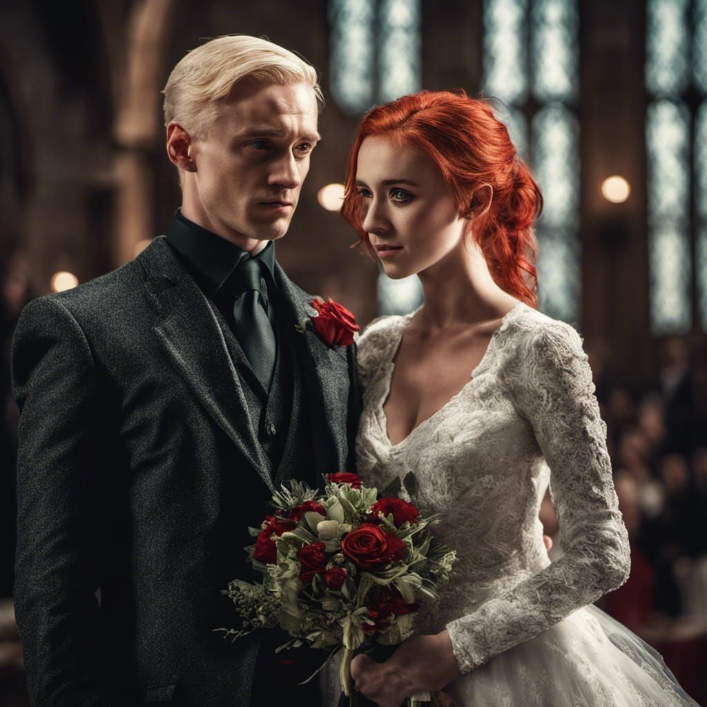Draco Malfoy's Wedding: A Hyperrealistic Portrayal