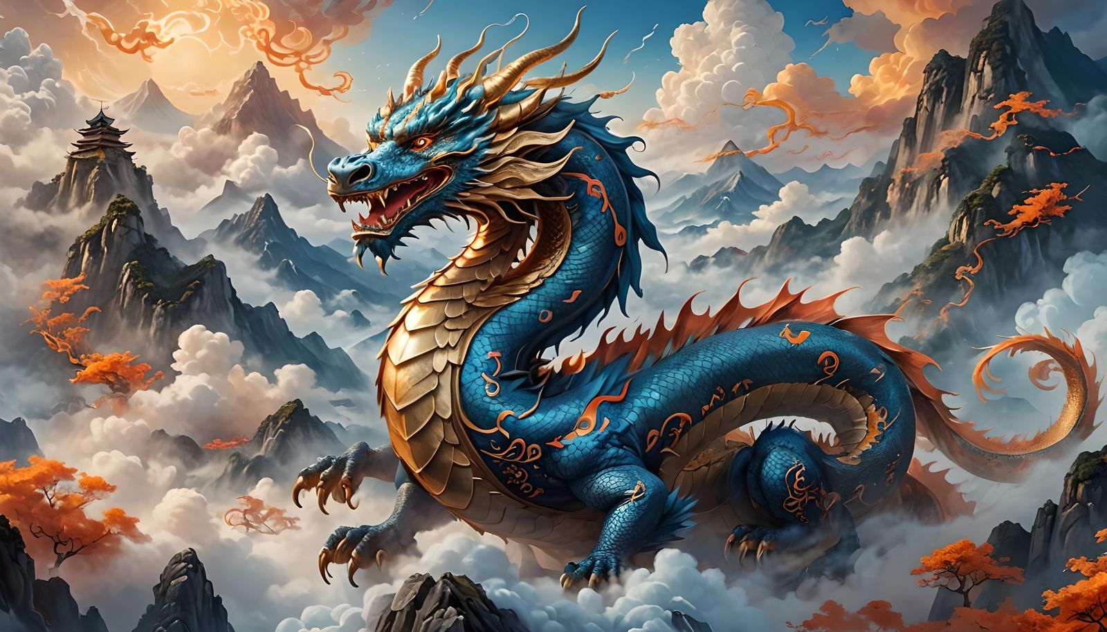 Fantastical Dragon of the Chinese Zodiac
