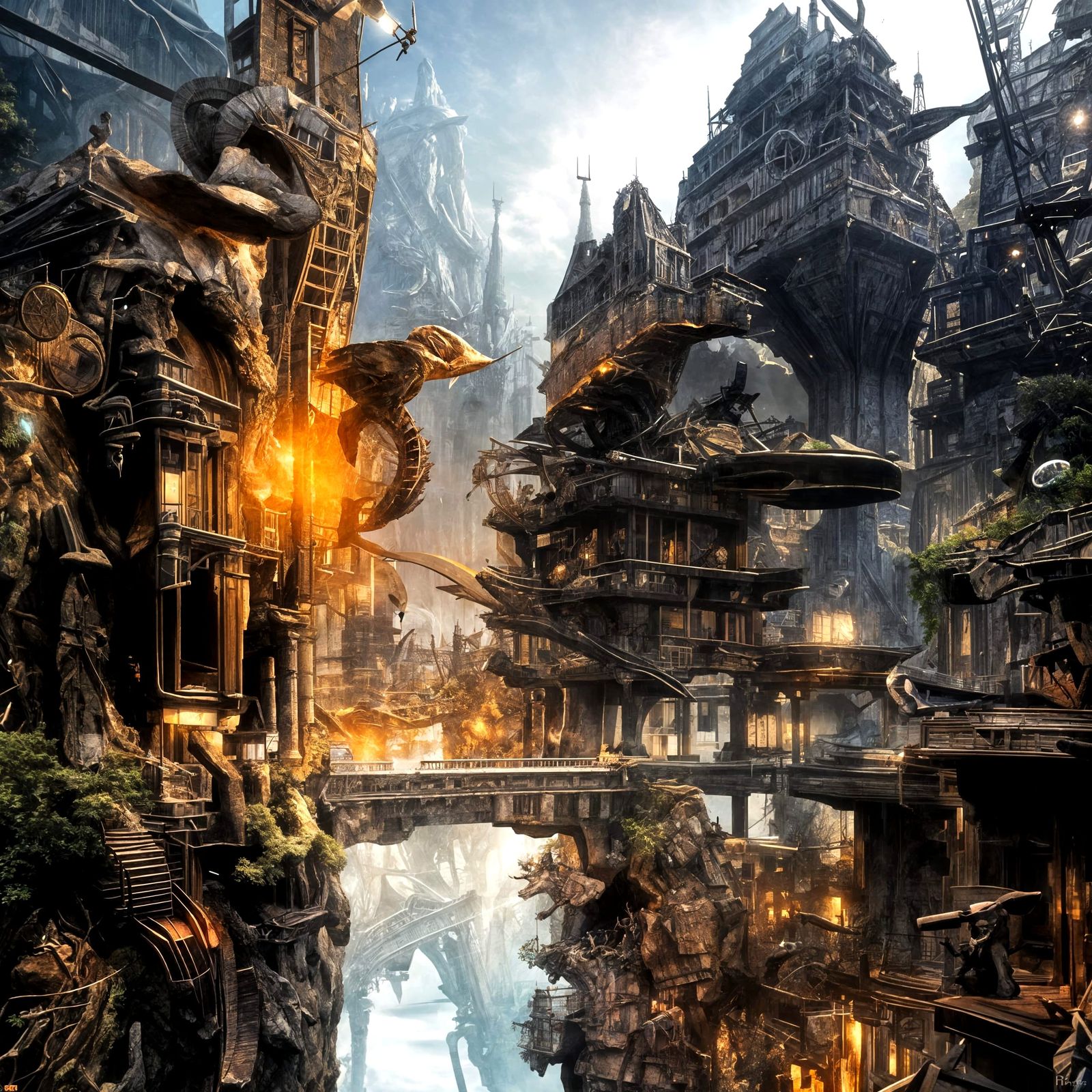 City Future: Bizarre Creatures in Hyperreal Detail